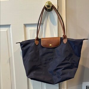 Longchamp Navy Tote Bag